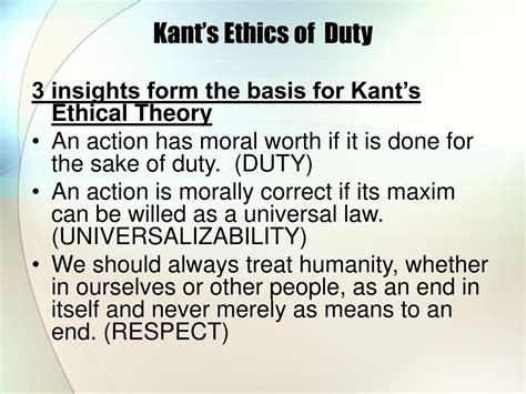 kantitan|What You Should Know About Kant's Ethics in a .